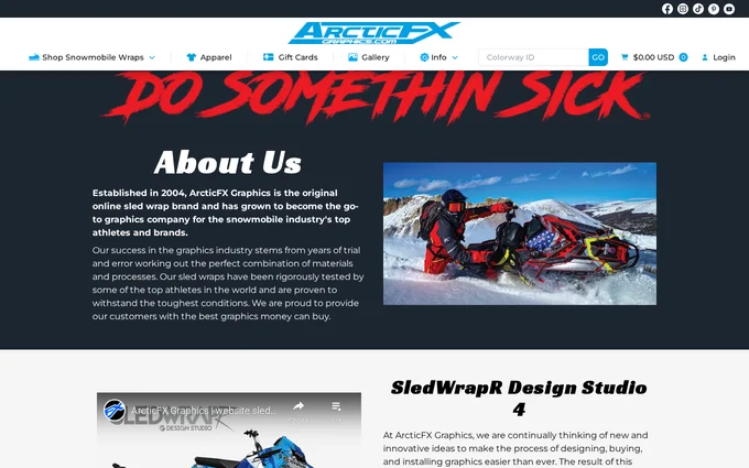 Arctic FX Graphics detail view