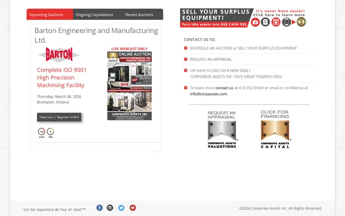 Corporate Assets Inc. detail view