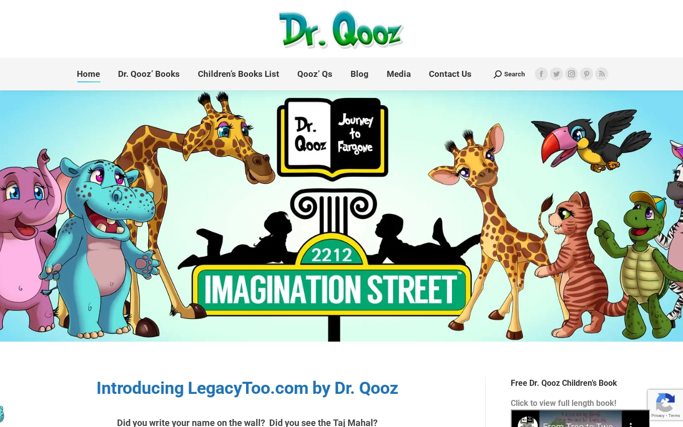 Dr. Qooz website by Wandzilak Web Design