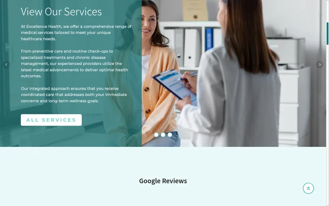 Excellence Health detail view