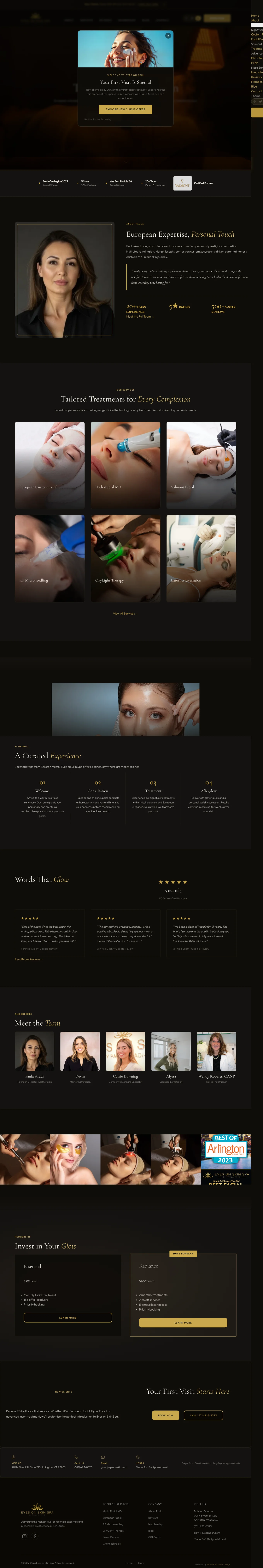 Eyes on Skin Spa theme gallery