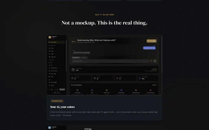 HeyKoda.ai detail view