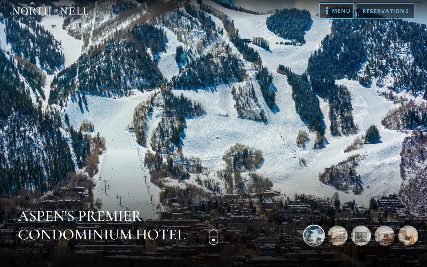 North of Nell website by Wandzilak Web Design
