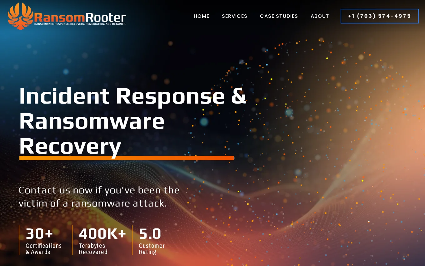 Ransom Router website by Wandzilak Web Design