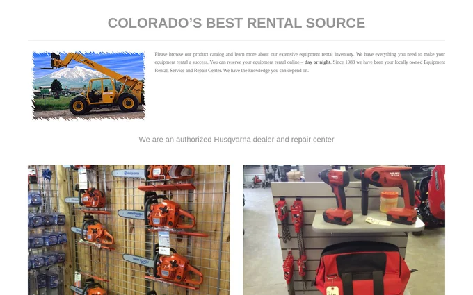 Roaring Fork Rentals detail view