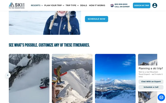 Ski.com detail view