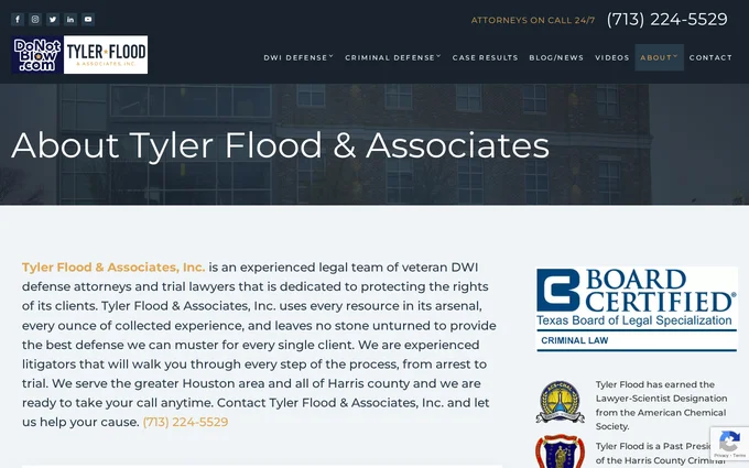Tyler Flood & Associates detail view