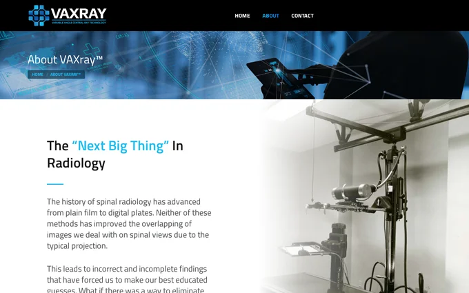 VAXray detail view