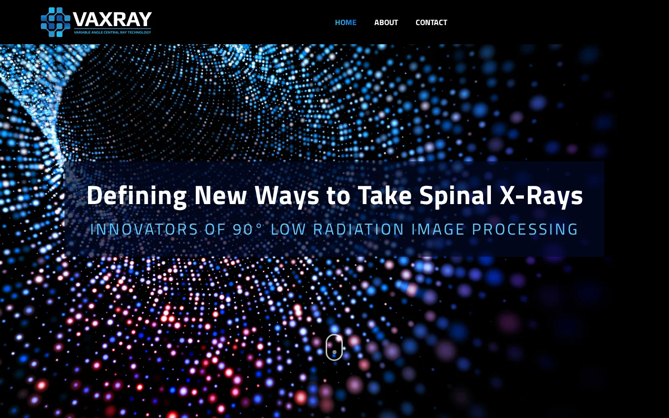 VAXray website by Wandzilak Web Design